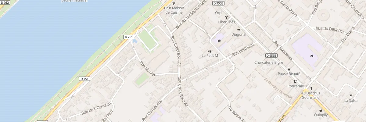 Plan du 54 Rue Croix Boissée à Blois