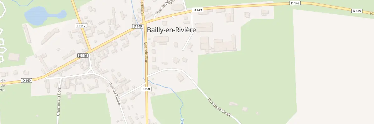 Plan du 5075 Le Bourg à Bailly-en-Rivière