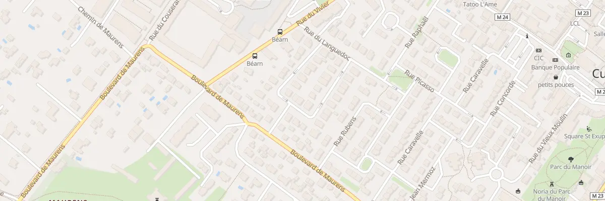 Plan du 16 Rue de Gascogne à Cugnaux