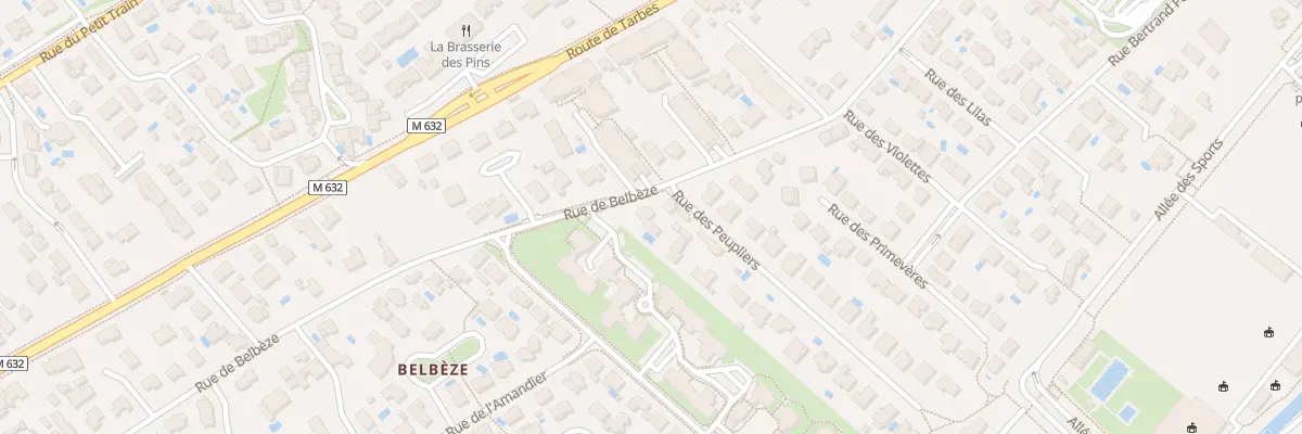 Plan du 50 Rue de Belbèze à Tournefeuille