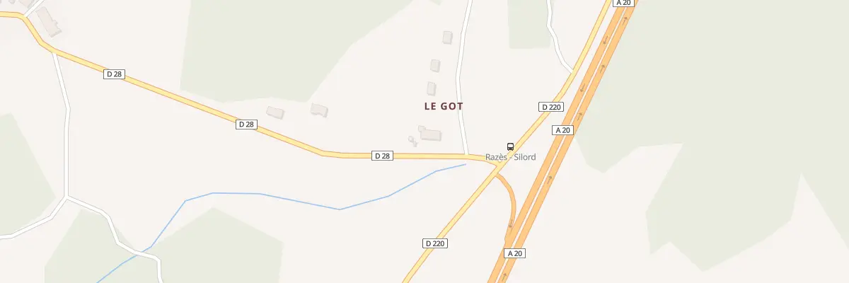 Plan du 6 Le Gôt à Razès