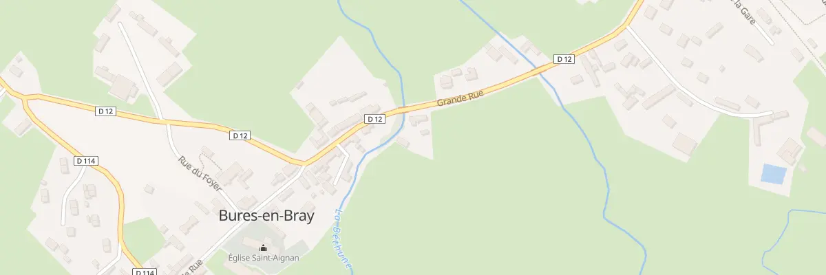 Plan du 5107 Le Bourg à Bures-en-Bray