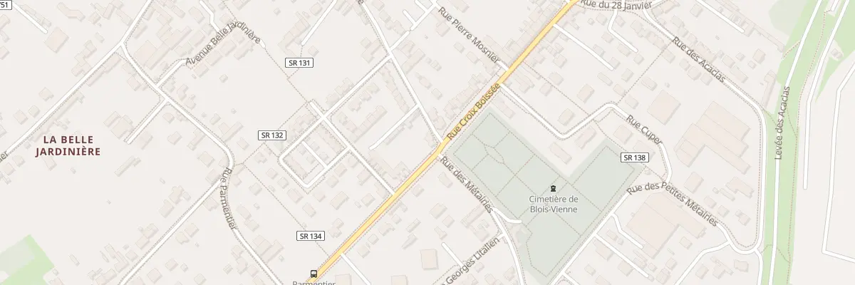 Plan du 1 Rue de la Croix Rouge à Blois