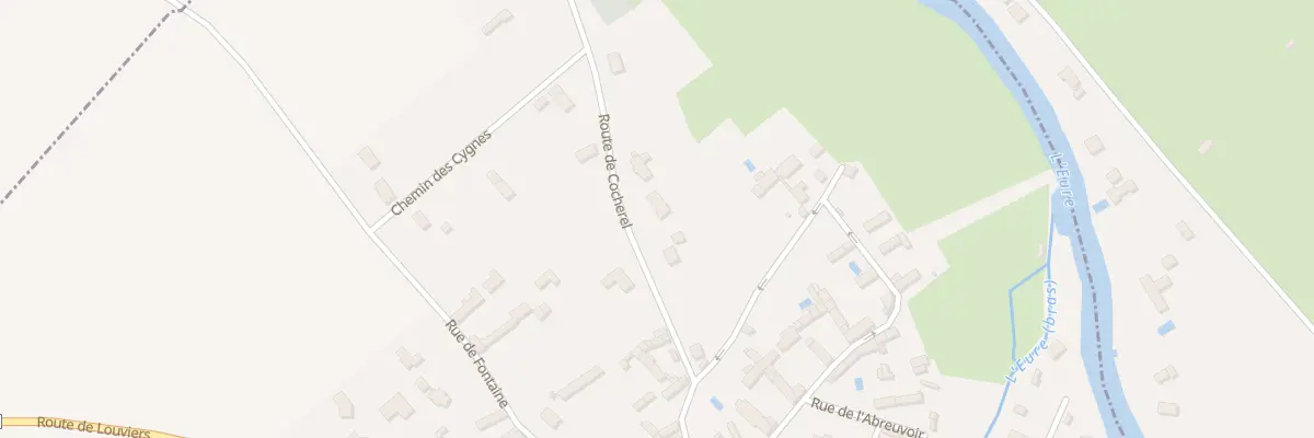 Plan du 6 Rte de Cocherel à Vaux-sur-Eure