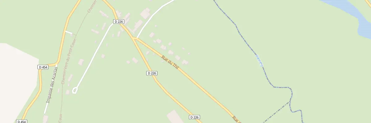Plan du 11 Rue du Thil à Touffreville-sur-Eu