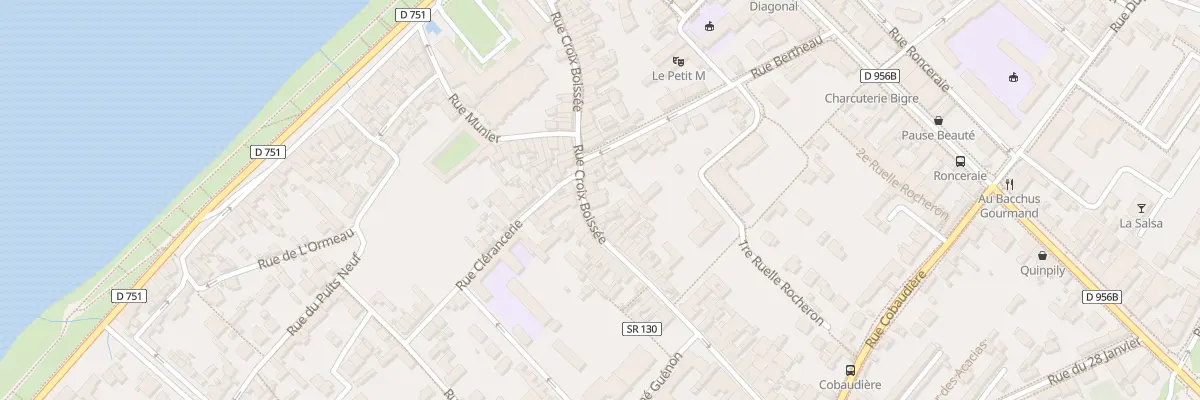 Plan du 76 Rue Croix Boissée à Blois