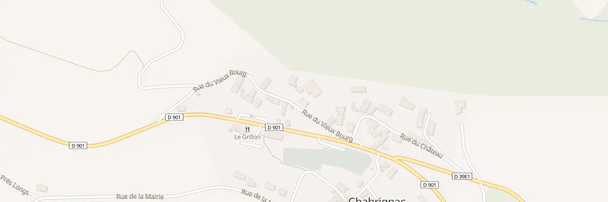 Plan du 5204 Le Bourg à Chabrignac