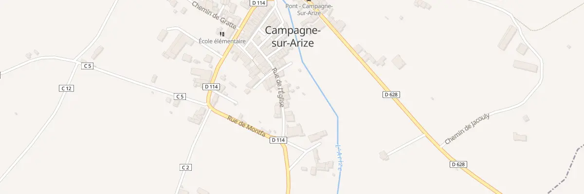 Plan du 21 Rue de l’Eglise à Campagne-sur-Arize