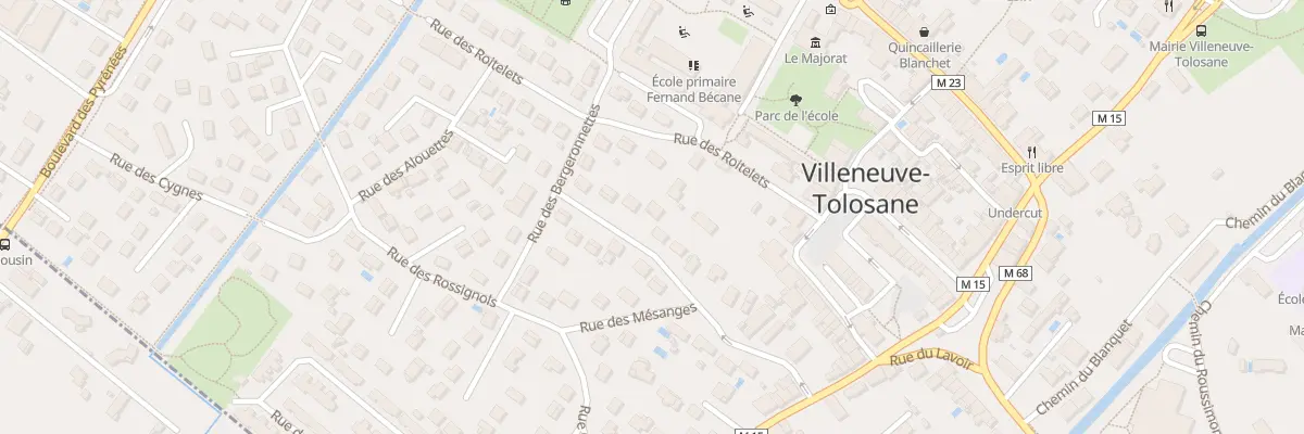Plan du 14 Rue des Chardonnerets à Villeneuve-Tolosane
