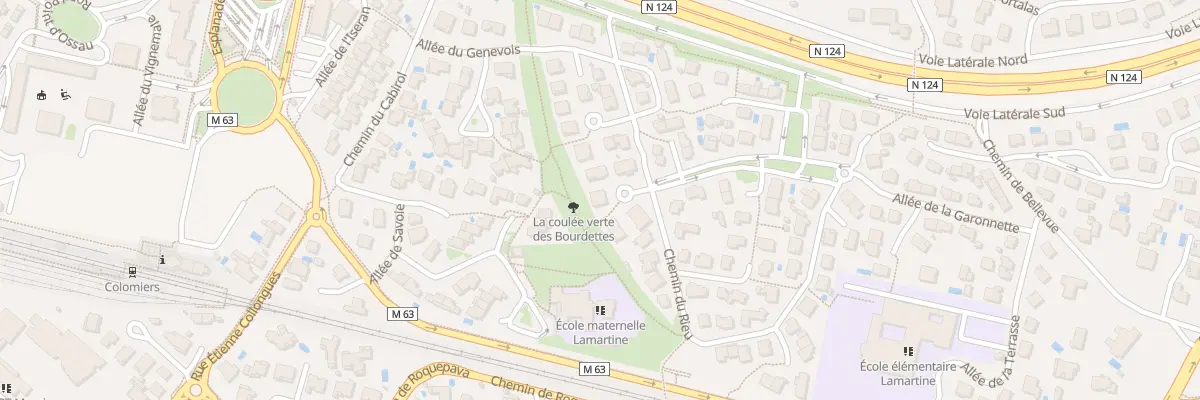 Plan du 3 Pl du Rieu à Colomiers