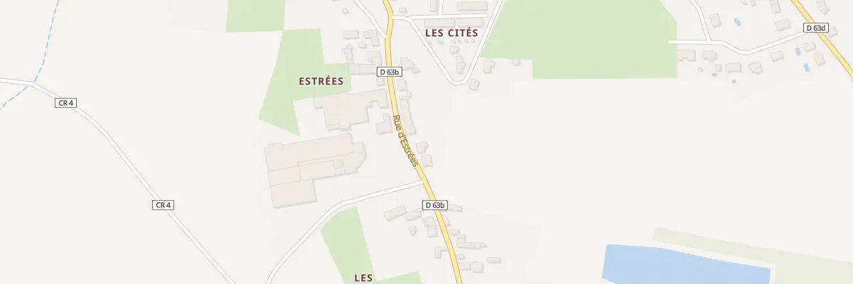 Plan du 56 Rue d’Estrees à Saint-Genou