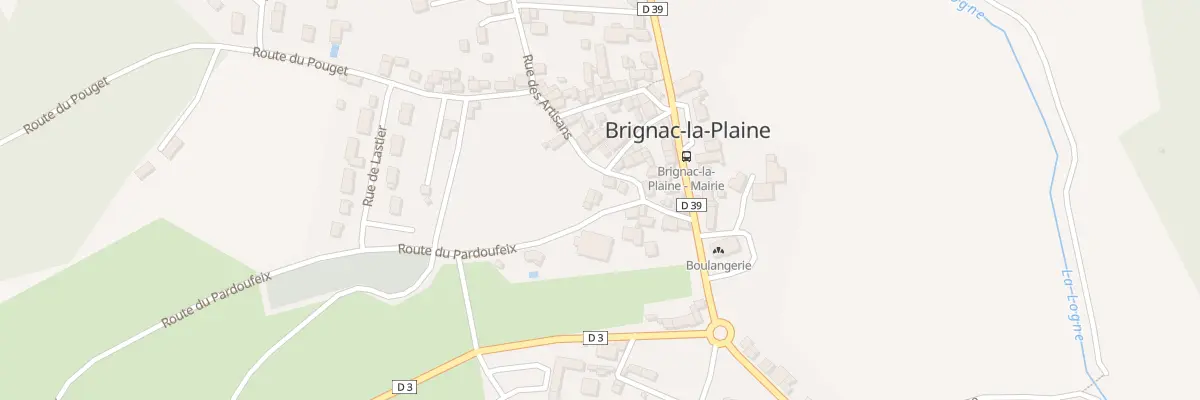 Plan du 2 Rte De La Croix à Brignac-la-Plaine
