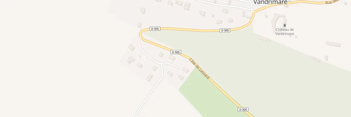 Plan du 2 Cote de Lessard à Vandrimare