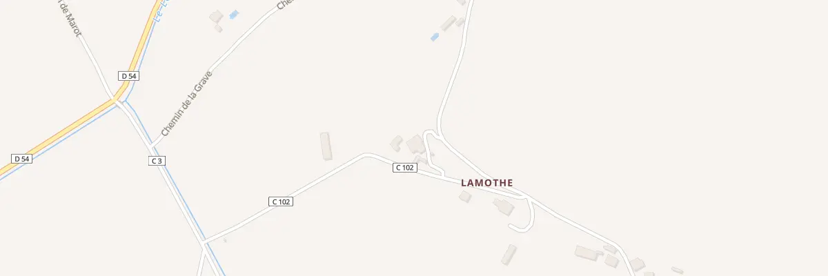 Plan du 1340 Chem de Lamothe à Castelnau-Montratier