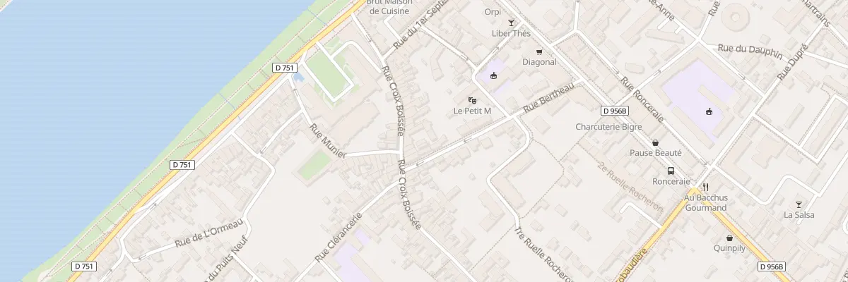 Plan du 60 Rue Croix Boissée à Blois