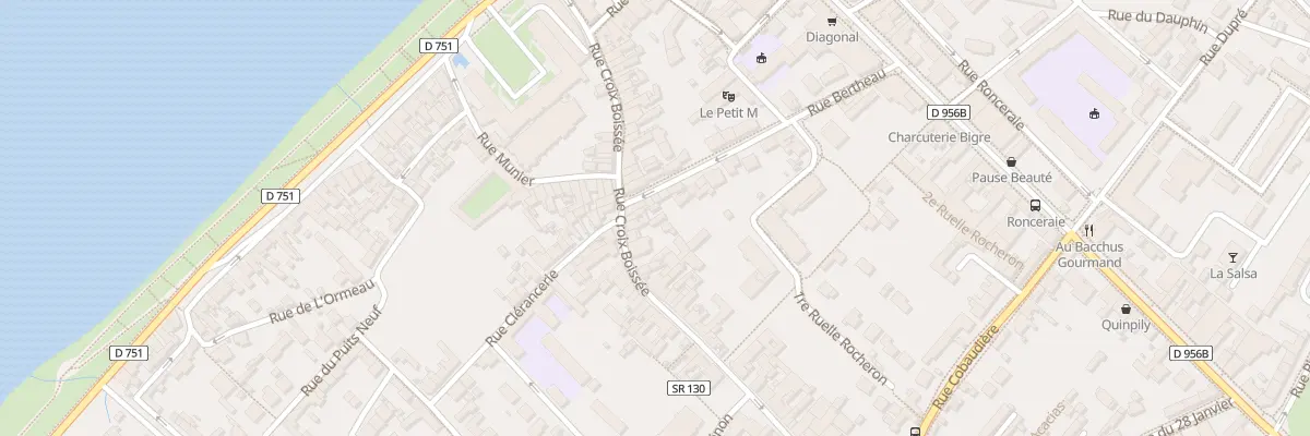 Plan du 72 Rue Croix Boissée à Blois
