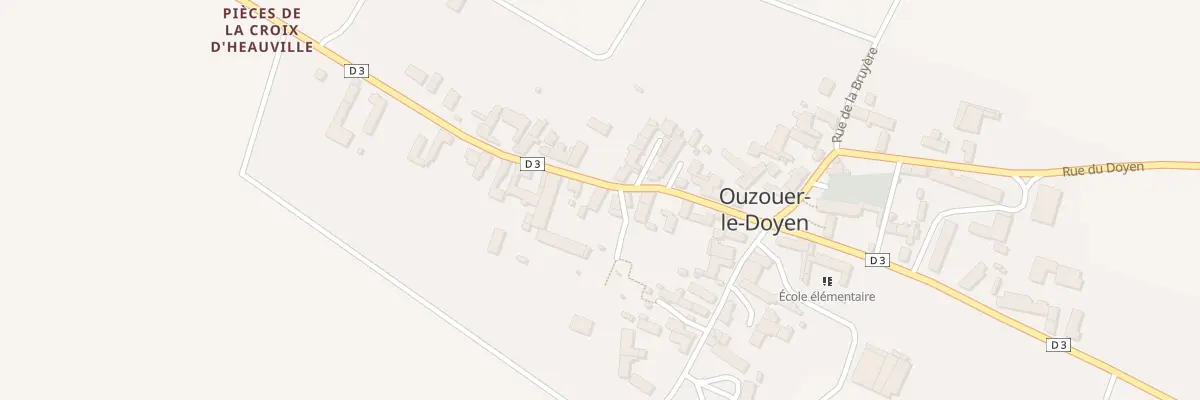 Plan du 11 Rue de la Gare à Ouzouer-le-Doyen