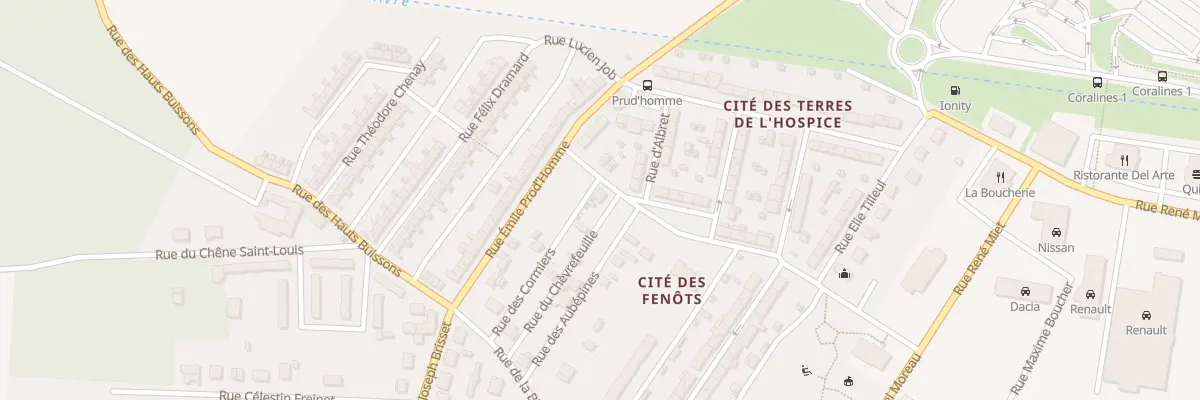 Plan du 7 Rue du Chevrefeuille à Dreux