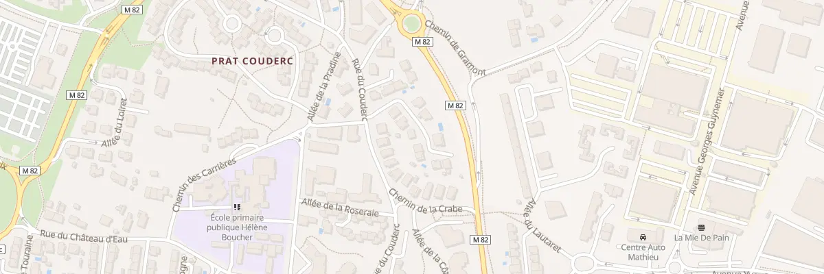 Plan du 6 Che des Colomères à Colomiers
