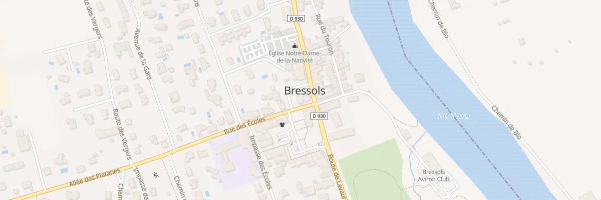 Plan du 5073 Rue des Ecoles à Bressols