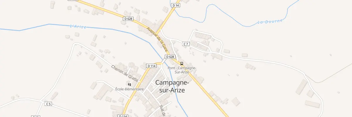 Plan du 5 Av des Salenques à Campagne-sur-Arize