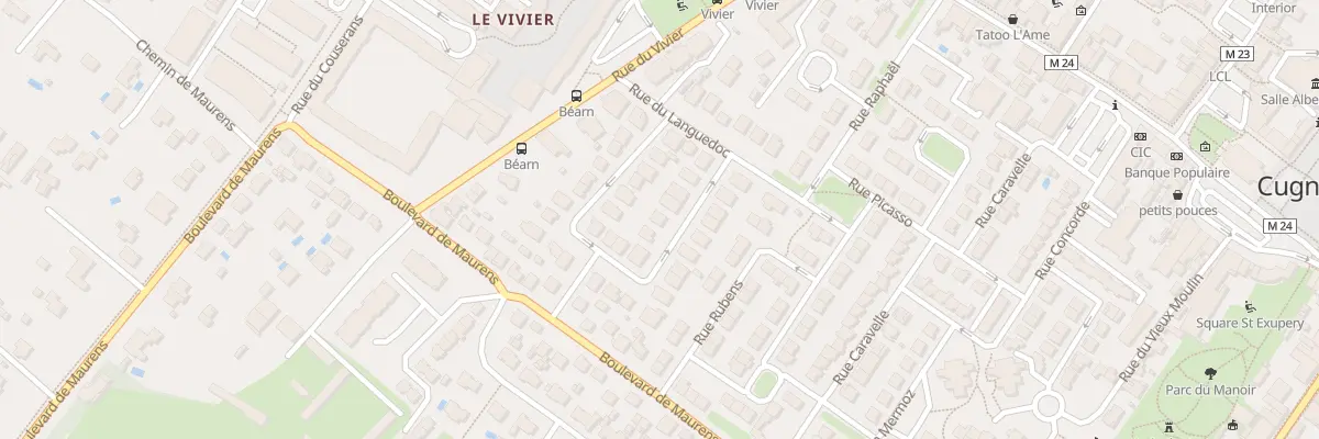 Plan du 10 Rue de Gascogne à Cugnaux