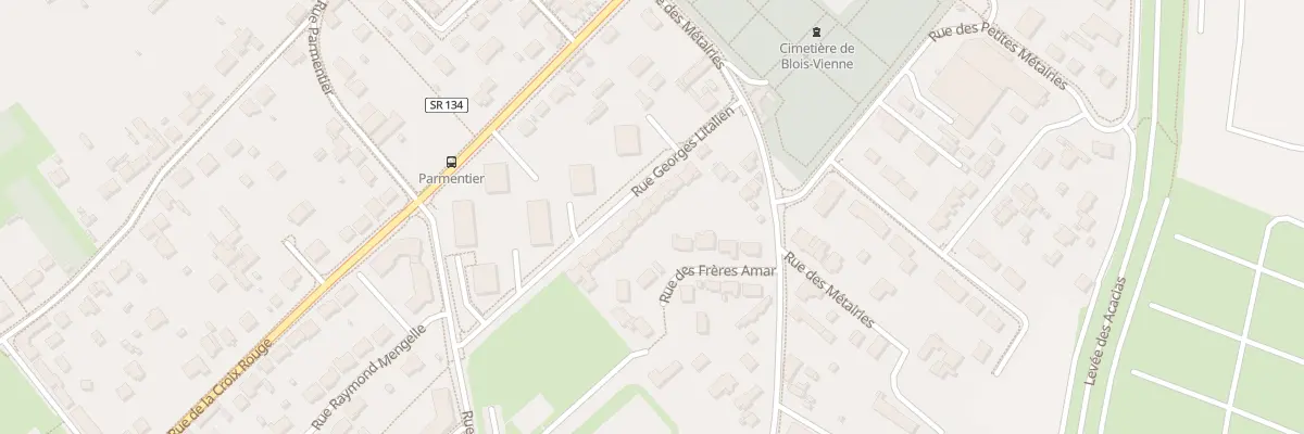 Plan du 11 Rue Georges Litalien à Blois