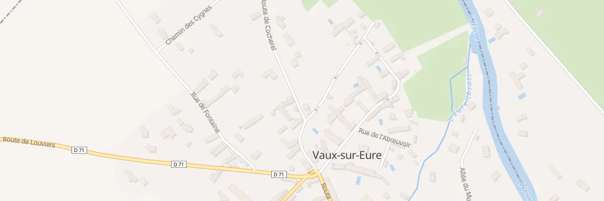 Plan du 1 Rue du Gord à Vaux-sur-Eure