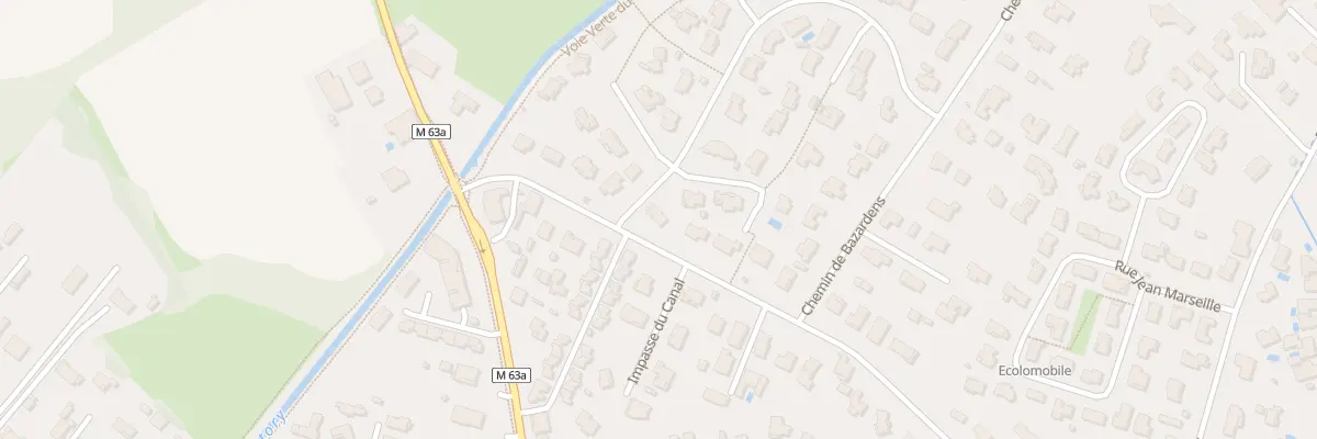Plan du 76 Rue du Petit Barry à Cugnaux