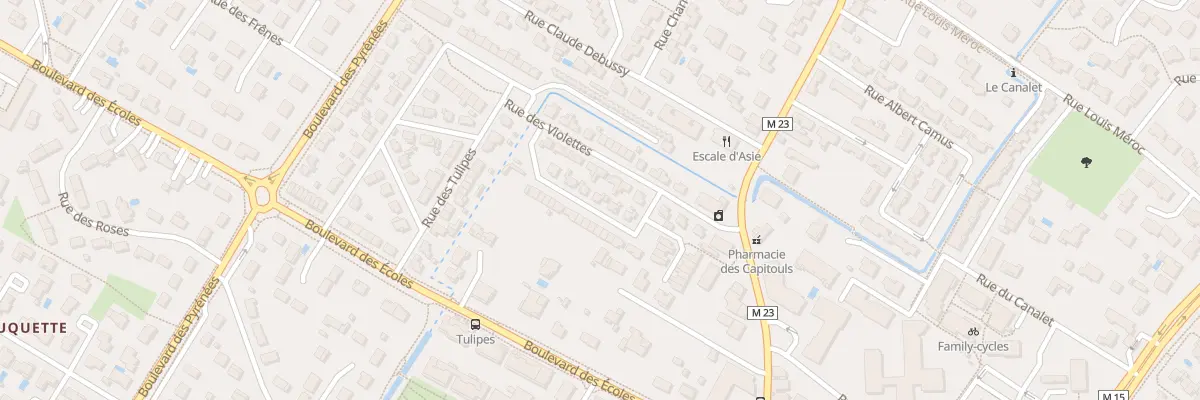Plan du 35 Rue des Violettes à Villeneuve-Tolosane
