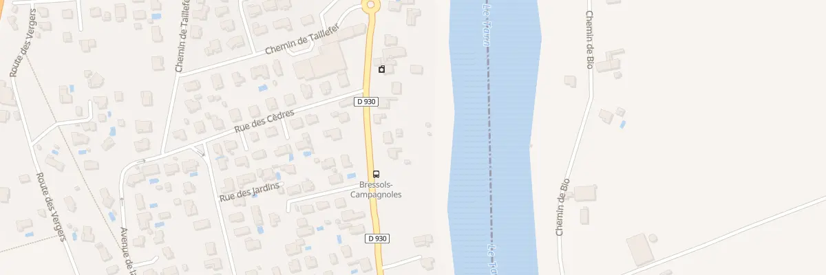 Plan du 46 Rte de Montauban à Bressols