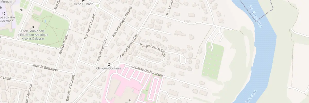 Plan du 11 Rue Jeanne de Segla à Muret