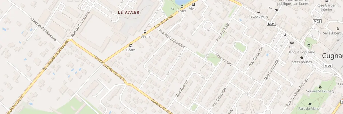 Plan du 6 Rue de Gascogne à Cugnaux