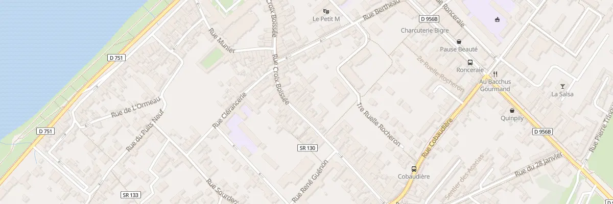 Plan du 86 Rue Croix Boissée à Blois
