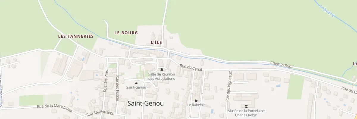 Plan du 14 Rue du Canal à Saint-Genou