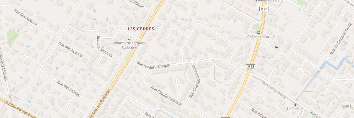 Plan du 36 Rue W Mozart à Villeneuve-Tolosane