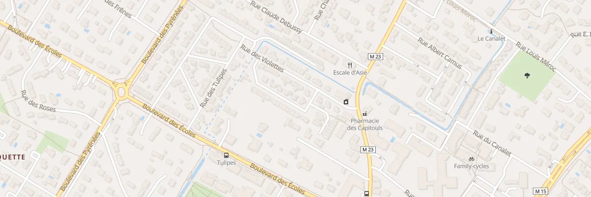 Plan du 37 Rue des Violettes à Villeneuve-Tolosane