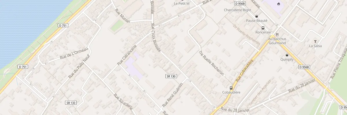 Plan du 94 Rue Croix Boissée à Blois