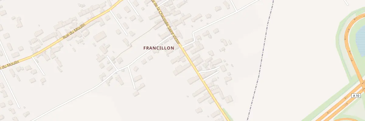 Plan du 14 Rte de la Chaussee St Victor à Villebarou