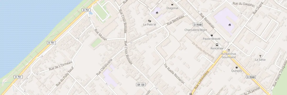 Plan du 80 Rue Croix Boissée à Blois