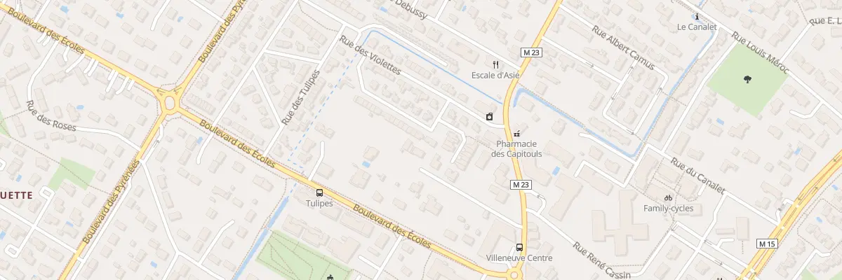 Plan du 52 Rue des Violettes à Villeneuve-Tolosane