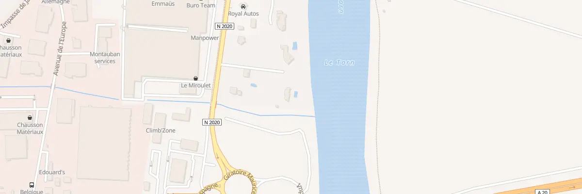 Plan du 1387 Av de Toulouse à Montauban