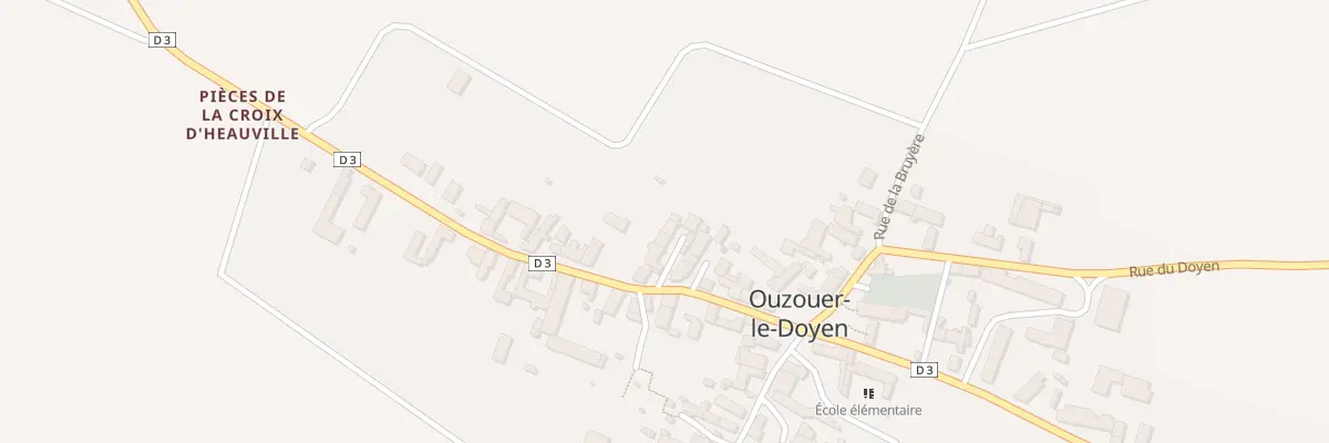 Plan du 14 Imp des Oiseaux à Ouzouer-le-Doyen
