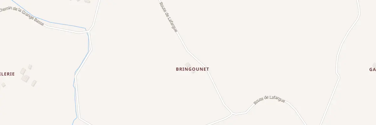 Plan du 1044 Rte de Lafargue à Puycornet