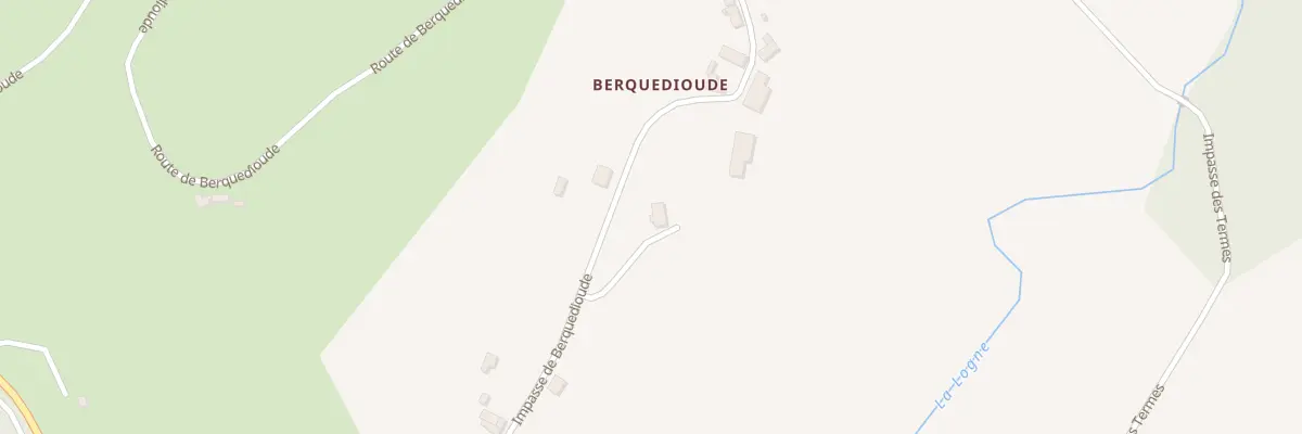 Plan du 5090B Berquedioude à Perpezac-le-Blanc