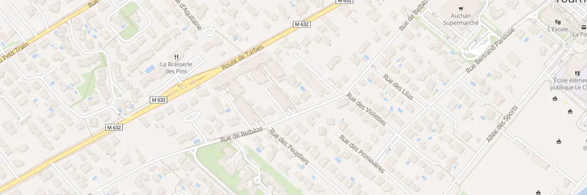 Plan du 71 Rue de Belbèze à Tournefeuille