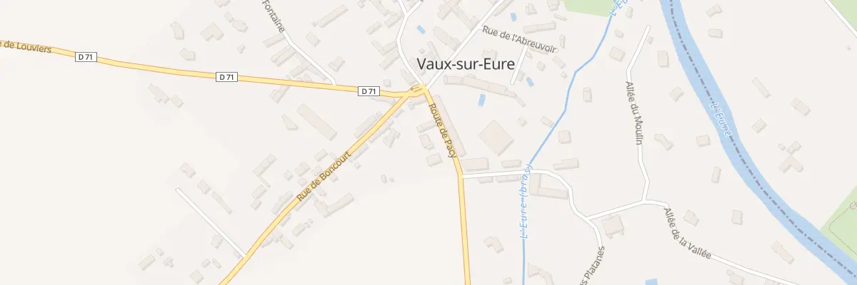 Plan du 4 Rte de Pacy Cd 71 à Juignettes