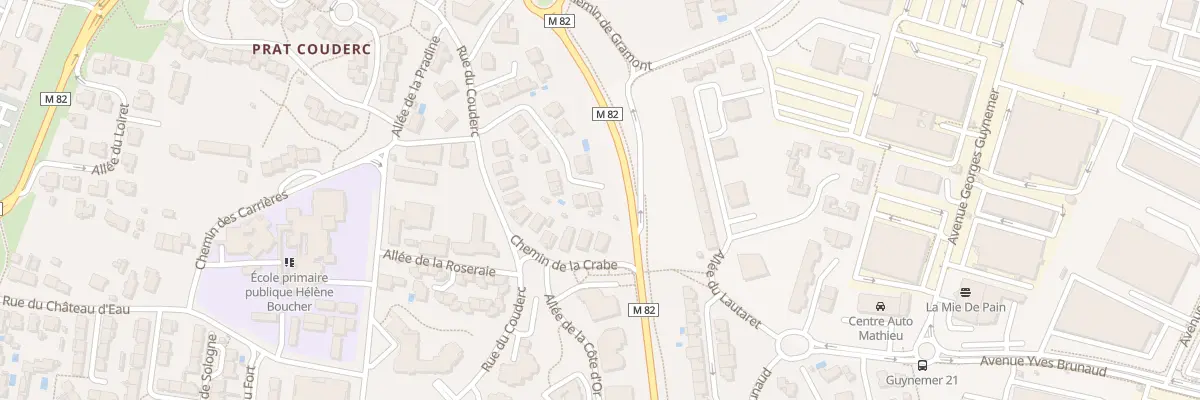 Plan du 12 Che des Colomères à Colomiers