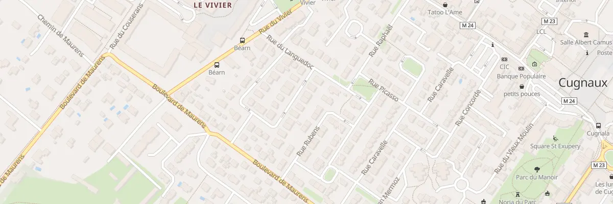 Plan du 7 Rue de Gascogne à Cugnaux