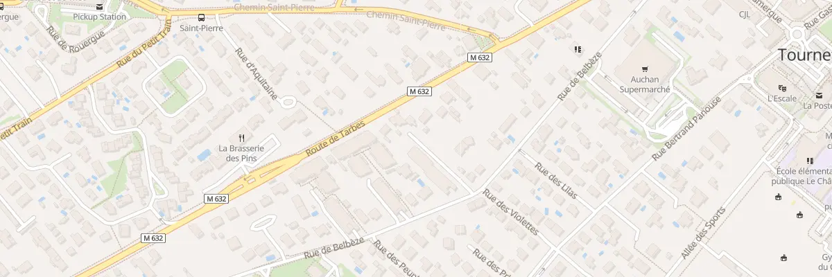 Plan du 75 Rue de Belbèze à Tournefeuille